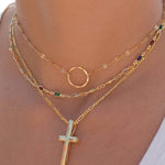 Cross Necklace ~ Gold Vermeil - Maresia Jewelry