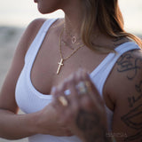 Cross Necklace ~ Gold Vermeil - Maresia Jewelry
