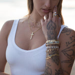Cross Necklace ~ Gold Vermeil - Maresia Jewelry