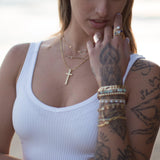 Cross Necklace ~ Gold Vermeil - Maresia Jewelry