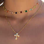 Cross Necklace ~ Gold Vermeil - Maresia Jewelry