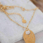Evil Eye Necklace Gold Plated 18k ~ Cubic Zirconia or Black Onyx ~ Layered long Necklace  ~ Jewelry ~ Minimalist~ Handmade ~ MN115