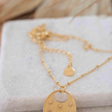 Evil Eye Necklace Gold Plated 18k ~ Cubic Zirconia or Black Onyx ~ Layered long Necklace  ~ Jewelry ~ Minimalist~ Handmade ~ MN115