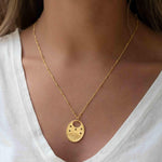Evil Eye Necklace Gold Plated 18k ~ Cubic Zirconia or Black Onyx ~ Layered long Necklace  ~ Jewelry ~ Minimalist~ Handmade ~ MN115