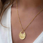 Evil Eye Necklace Gold Plated 18k ~ Cubic Zirconia or Black Onyx ~ Layered long Necklace  ~ Jewelry ~ Minimalist~ Handmade ~ MN115