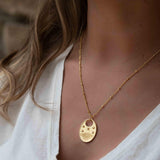 Evil Eye Necklace Gold Plated 18k ~ Cubic Zirconia or Black Onyx ~ Layered long Necklace  ~ Jewelry ~ Minimalist~ Handmade ~ MN115