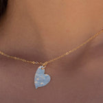 Dainty Heart Necklace ~Gold Filled - Maresia Jewelry