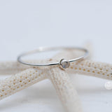 Dainty Moonstone Ring~ Sterling Silver 925 ~ Handmade ~ Gemstone  ~ Minimalist ~ Hippie ~Bohemian~June Birthstone~MR266