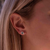 Delicate Labradorite Earrings ~ Sterling Silver 925  ~ Gemstone ~ Post ~ Stud ~Handmade ~ Jewelry ~ Gift For Her ~ Maresia ME063