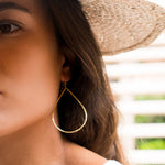 Denise Tear Drop Earrings ~Gold Plated or Silver Plated ~ SME002 - Maresia Jewelry