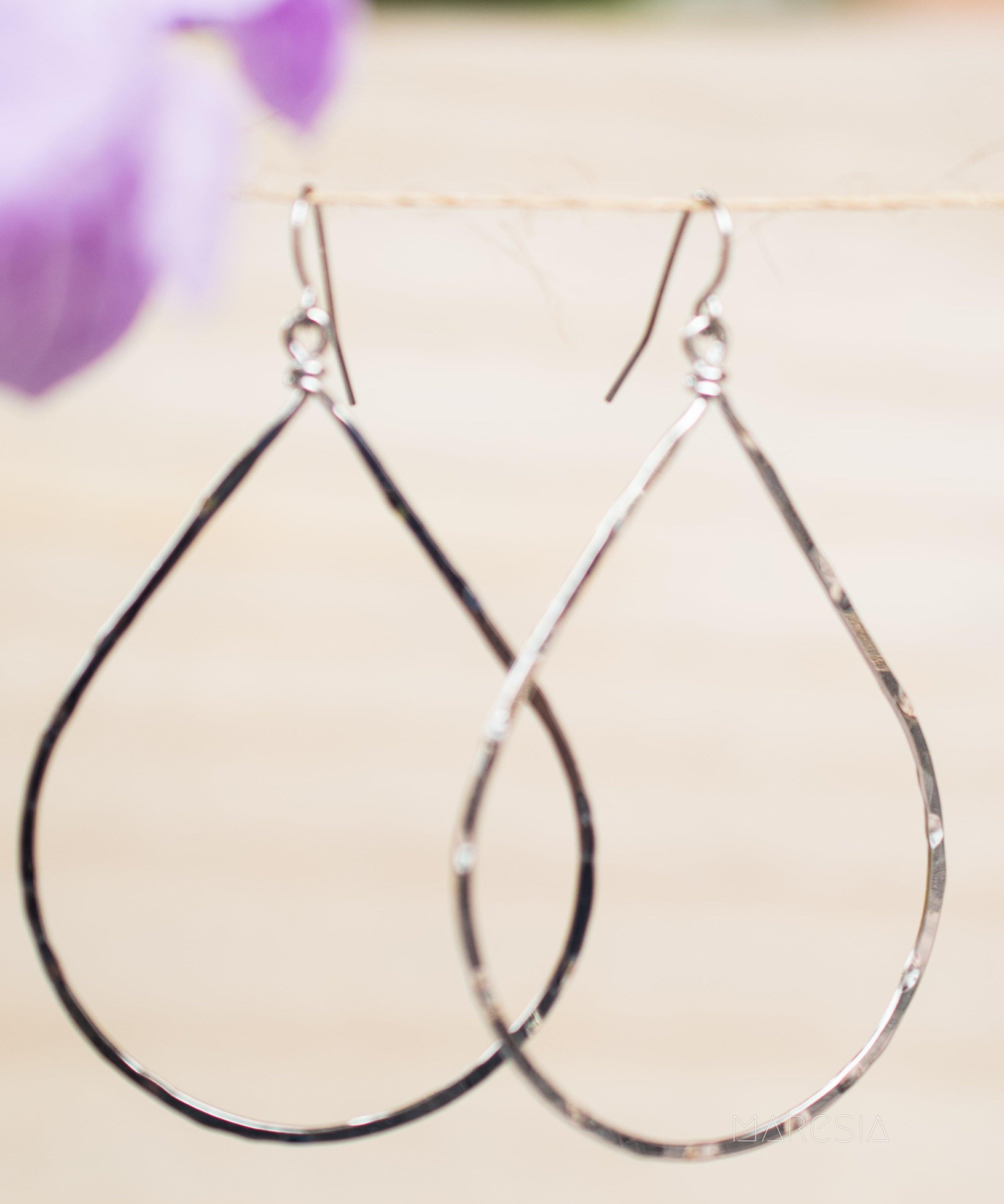 Denise Tear Drop Earrings ~Gold Plated or Silver Plated ~ SME002 - Maresia Jewelry