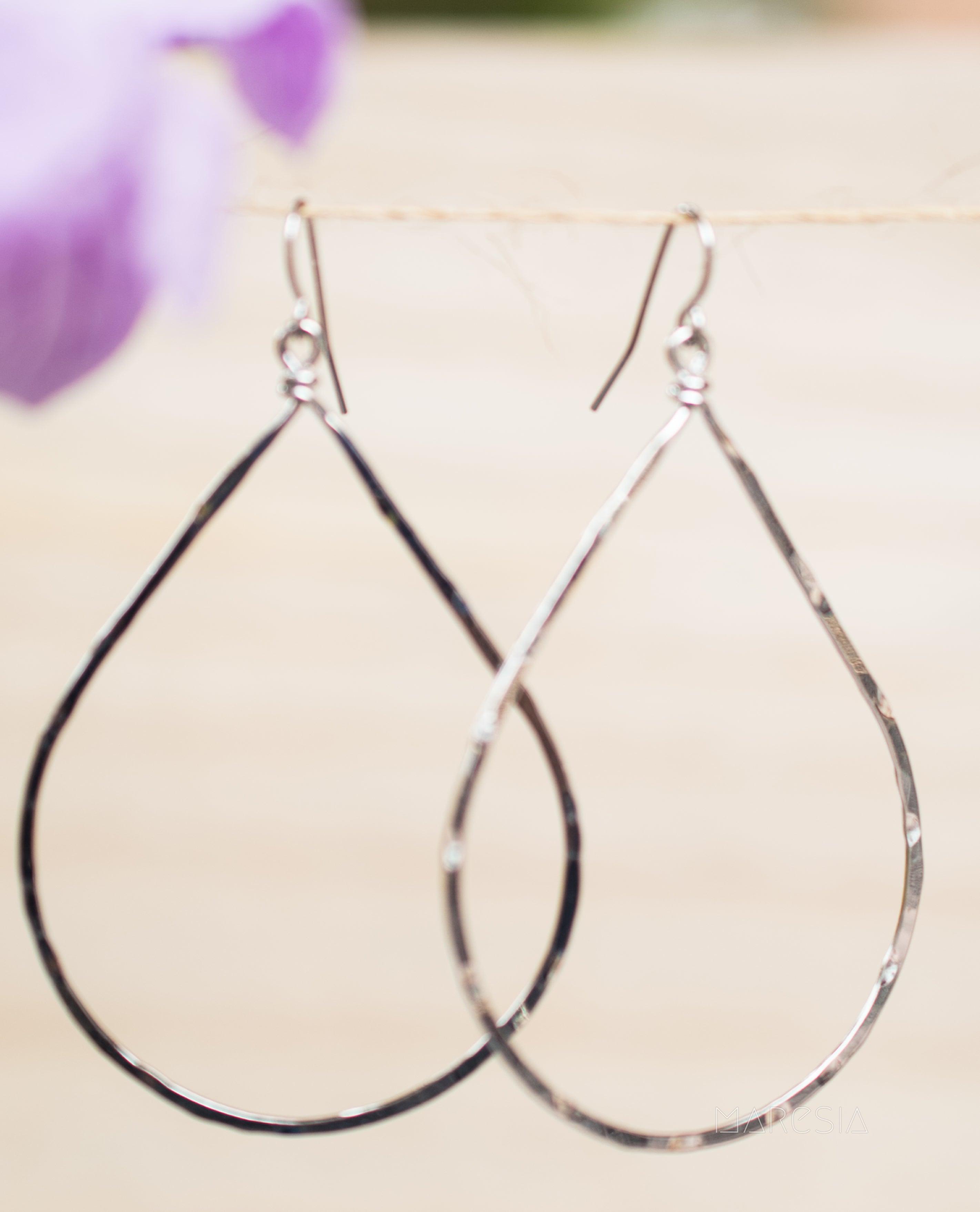 Denise Tear Drop Earrings ~Gold Plated or Silver Plated ~ SME002 - Maresia Jewelry