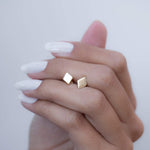 Diamond Shape Earrings ~ Gold Vermeil~ME067 - Maresia Jewelry