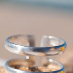 Double Thin Band Ring ~ Sterling Silver 925 ~ MR146 - Maresia Jewelry