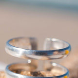Double Thin Band Ring ~ Sterling Silver 925 ~ MR146 - Maresia Jewelry