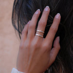 Double Thin Band Ring ~ Sterling Silver 925 ~ MR146 - Maresia Jewelry