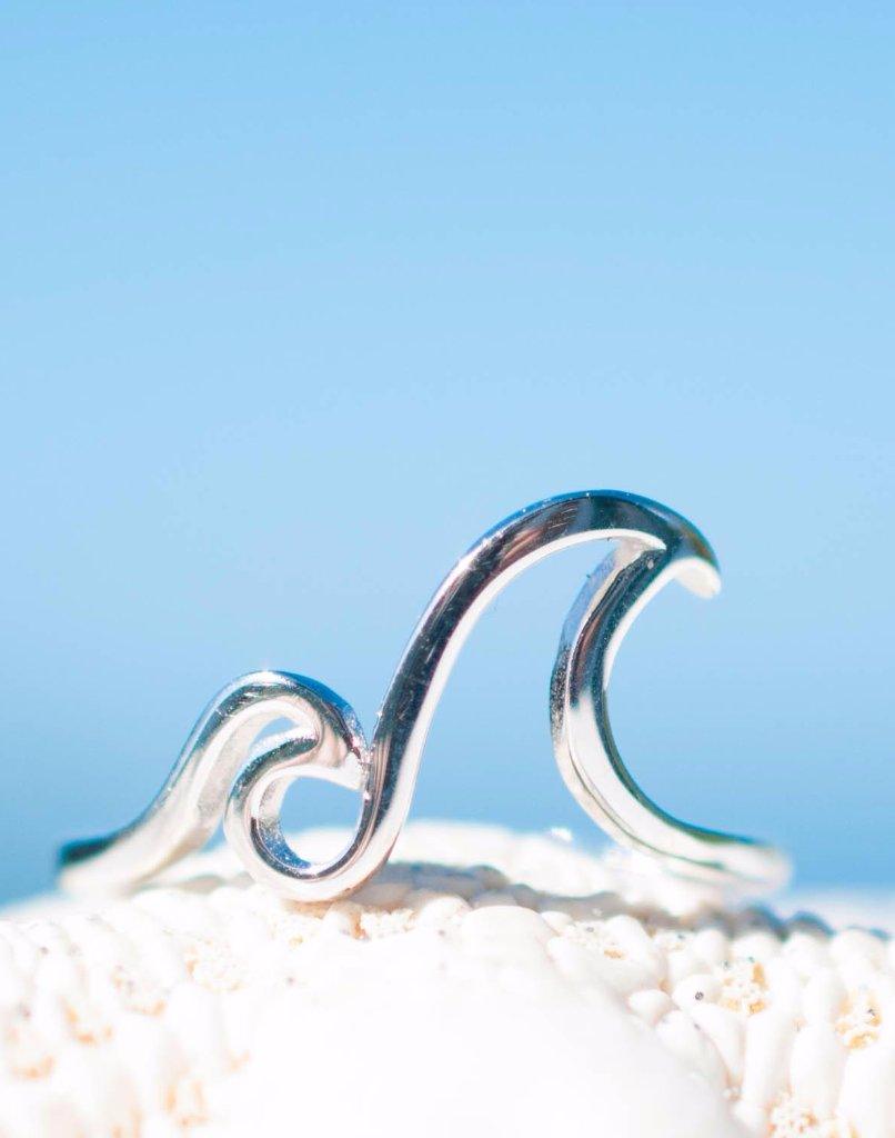 Double Wave Ring ~Sterling Silver 925 ~ SMR075 - Maresia Jewelry