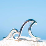 Double Wave Ring ~Sterling Silver 925 ~ SMR075 - Maresia Jewelry