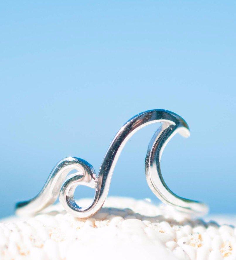 Double Wave Ring ~Sterling Silver 925 ~ SMR075 - Maresia Jewelry