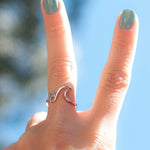Double Wave Ring ~Sterling Silver 925 ~ SMR075 - Maresia Jewelry