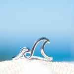 Double Wave Ring ~Sterling Silver 925 ~ SMR075 - Maresia Jewelry