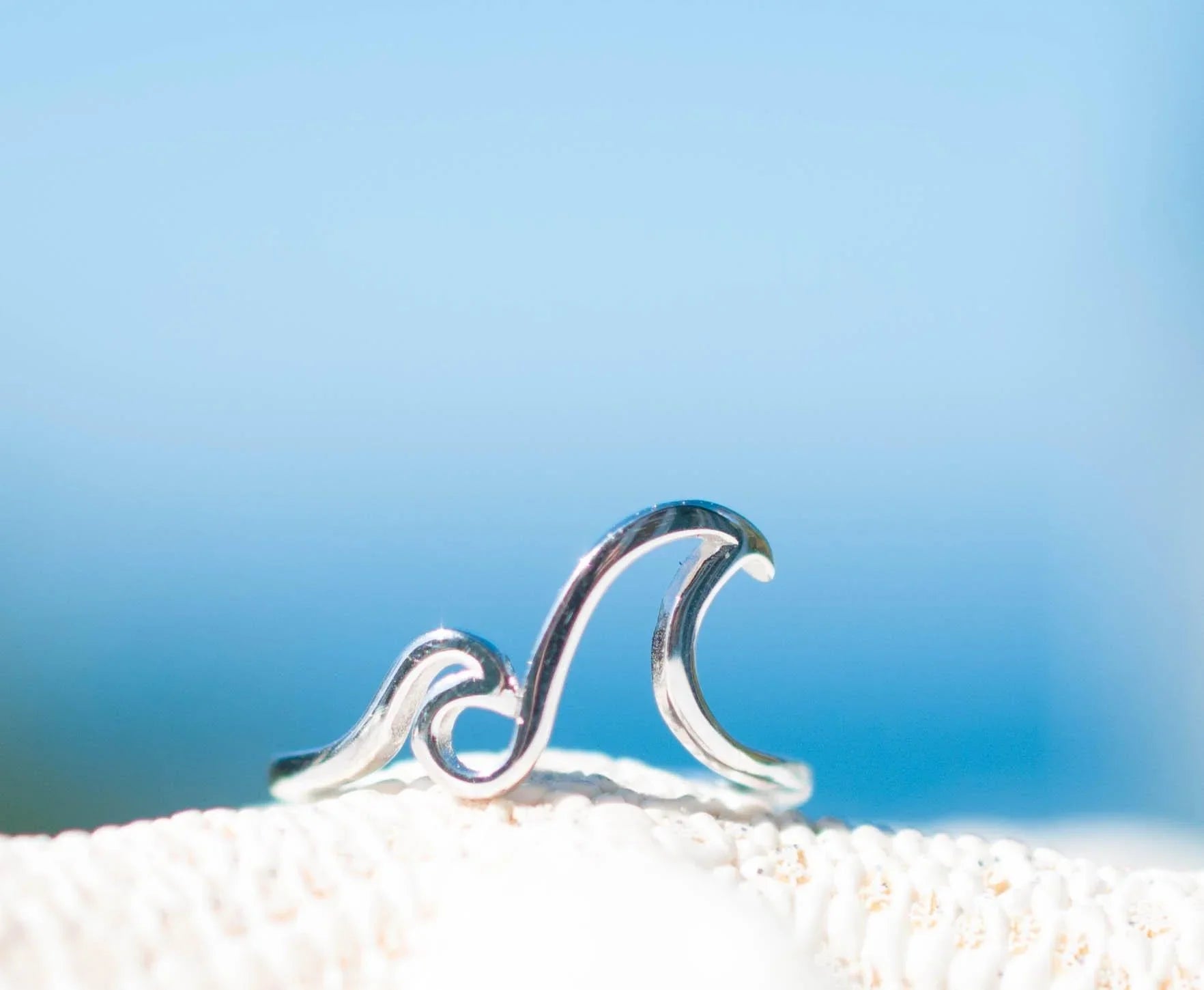 Double Wave Ring ~Sterling Silver 925 ~ SMR075 - Maresia Jewelry