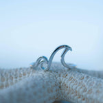 Double Wave Ring ~Sterling Silver 925 ~ SMR075 - Maresia Jewelry