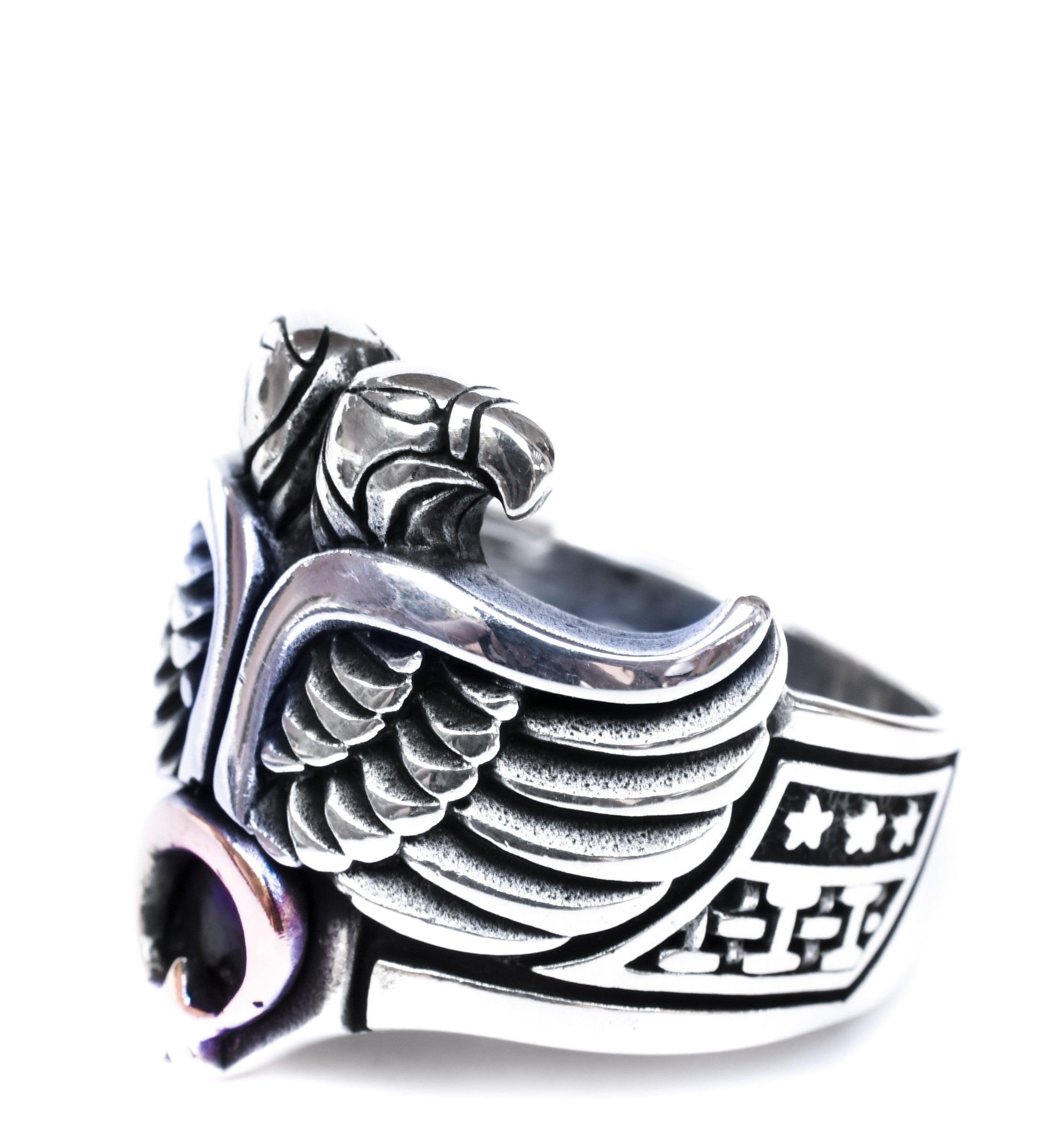 Eagle Men's Ring ~ Sterling Silver 925 ~ - Maresia Jewelry