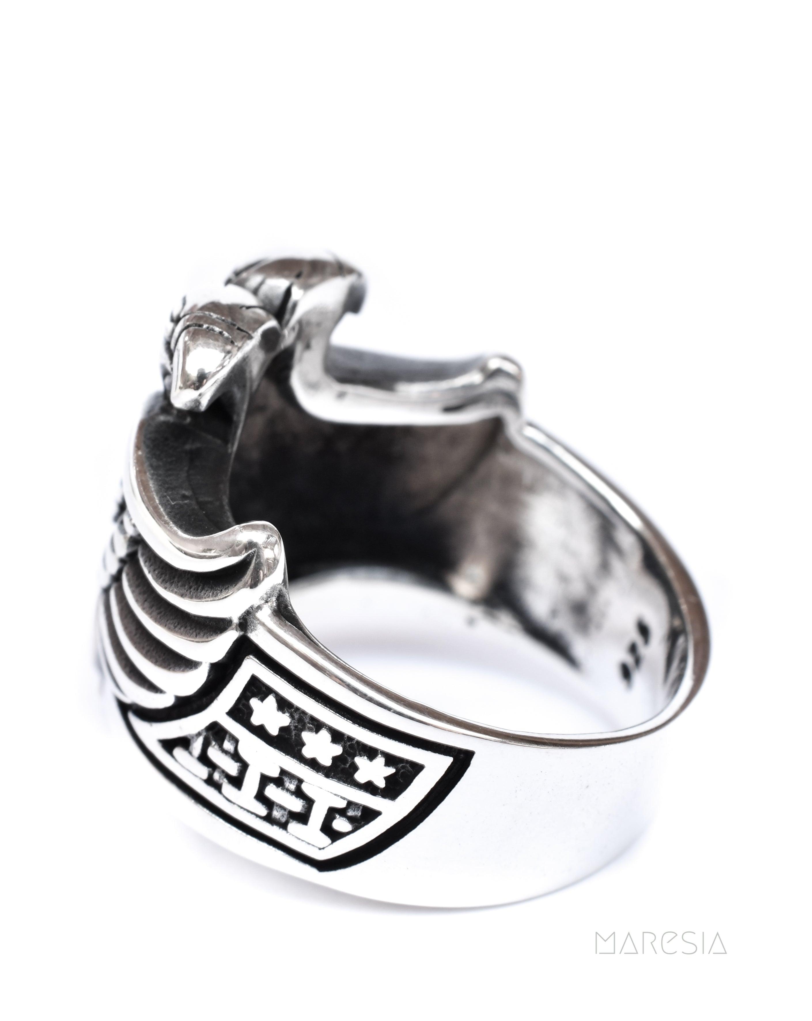Eagle Men's Ring ~ Sterling Silver 925 ~ - Maresia Jewelry