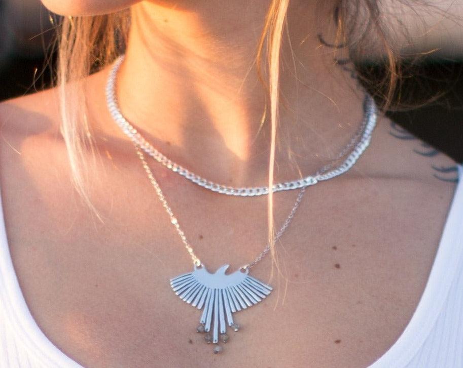 Eagle Necklace~Sterling Silver 925 - Maresia Jewelry