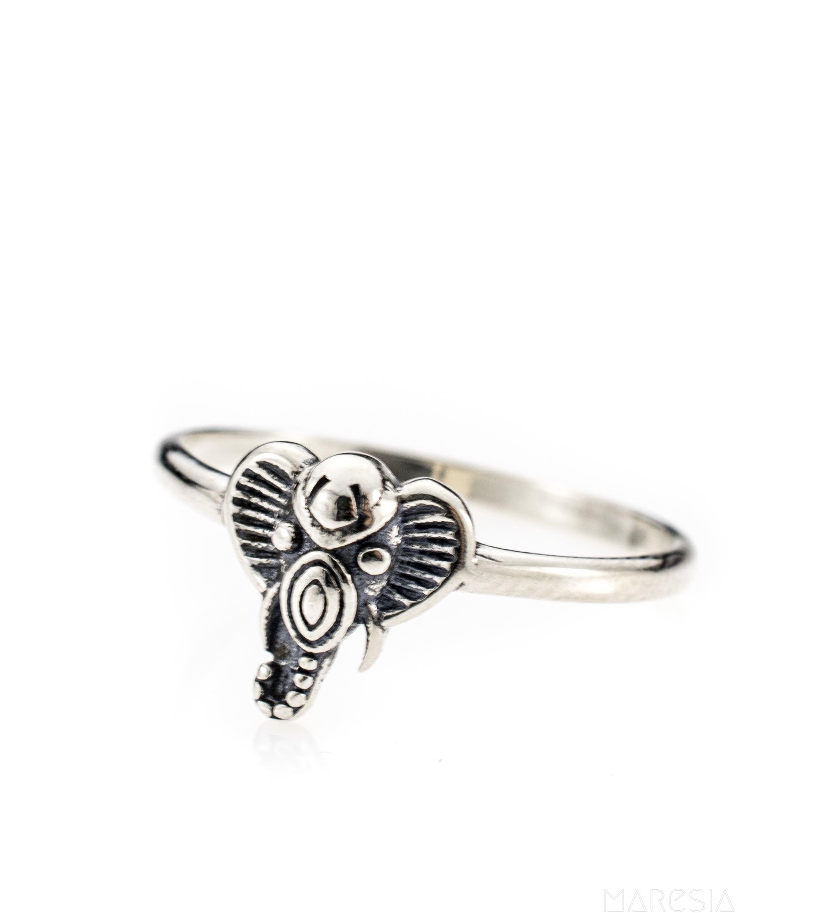 Elephant Ring~ Sterling Silver 925~ SMR035 - Maresia Jewelry