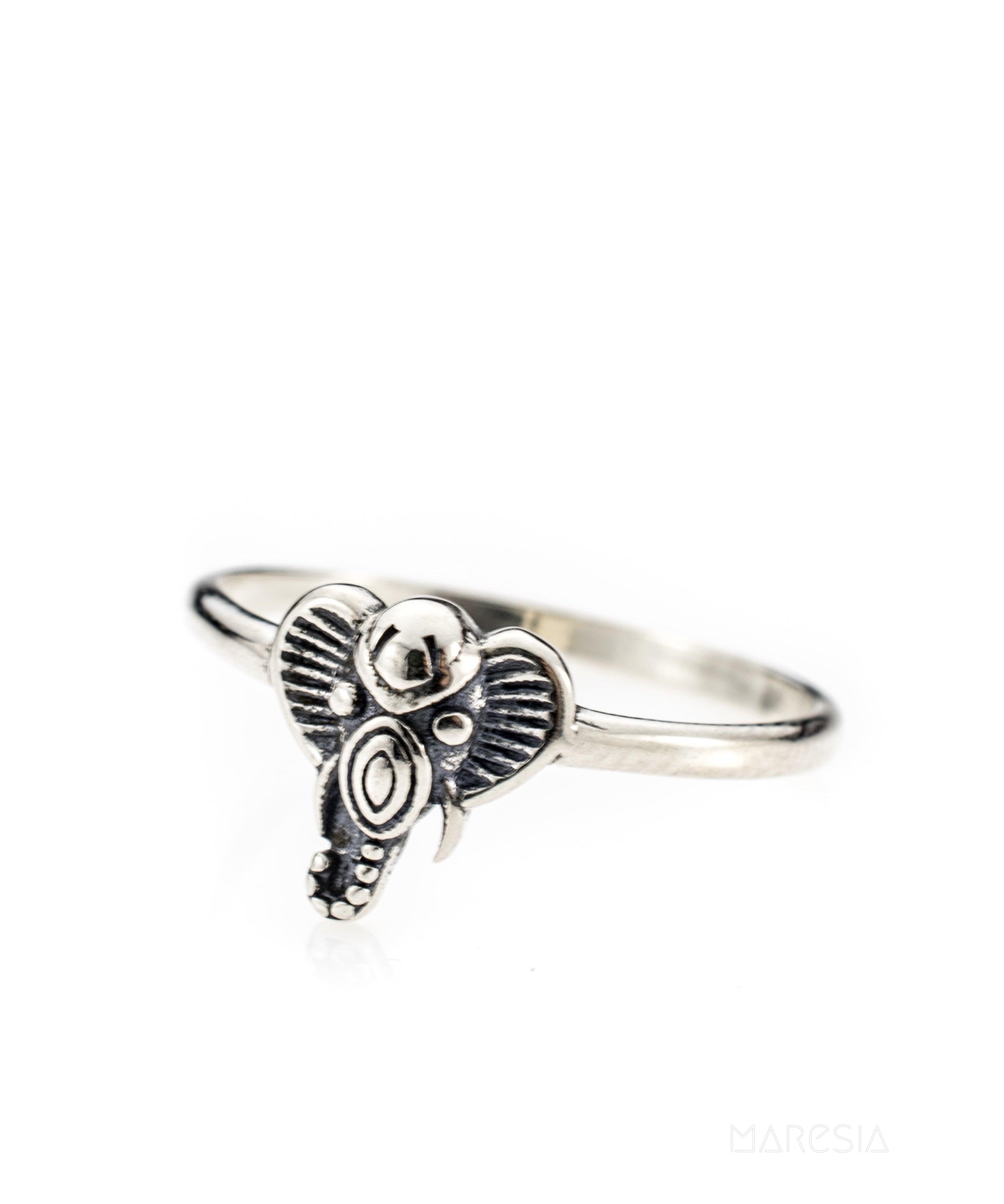 Elephant Ring~ Sterling Silver 925~ SMR035 - Maresia Jewelry