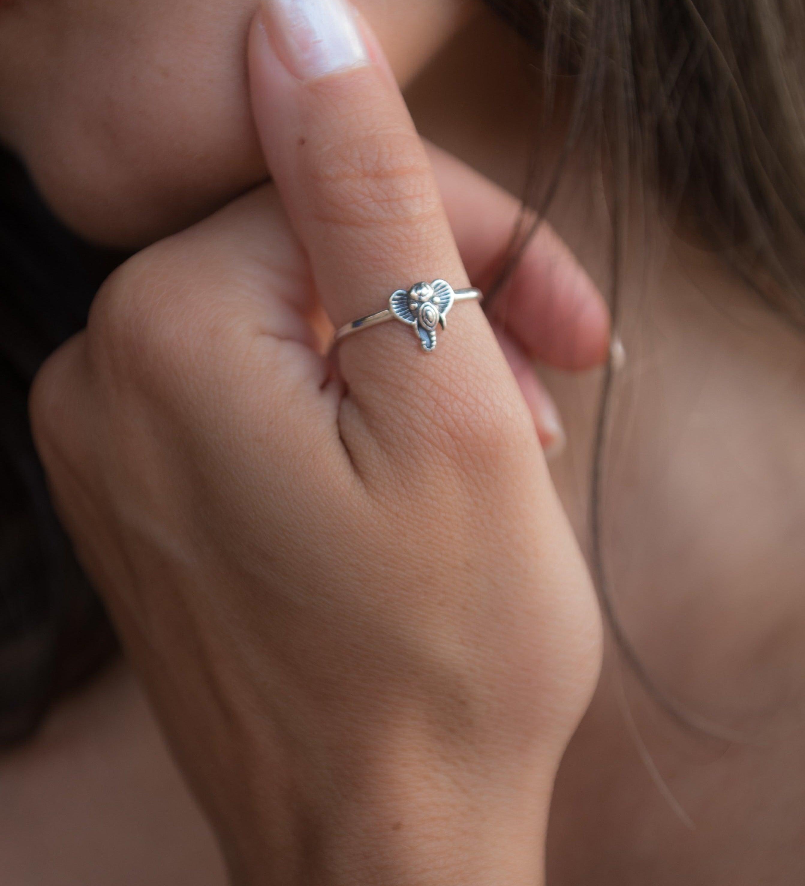 Elephant Ring~ Sterling Silver 925~ SMR035 - Maresia Jewelry
