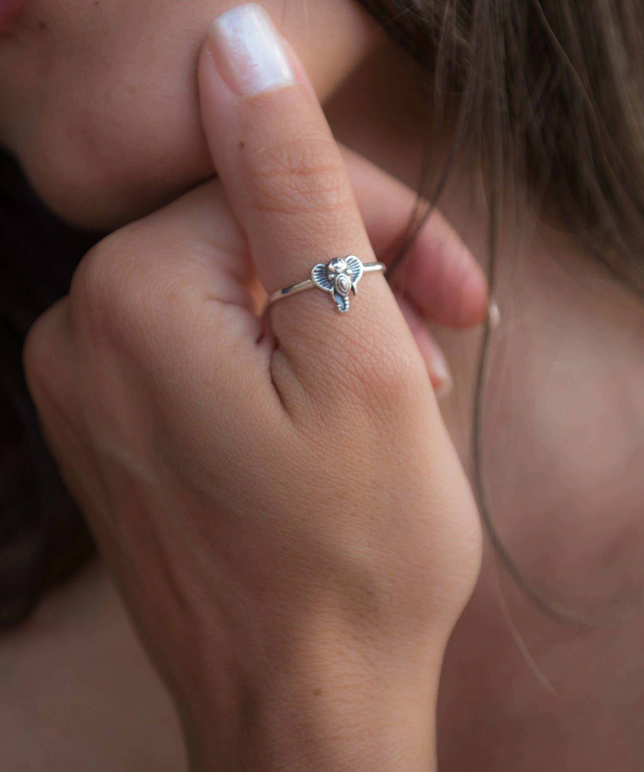 Elephant Ring~ Sterling Silver 925~ SMR035 - Maresia Jewelry