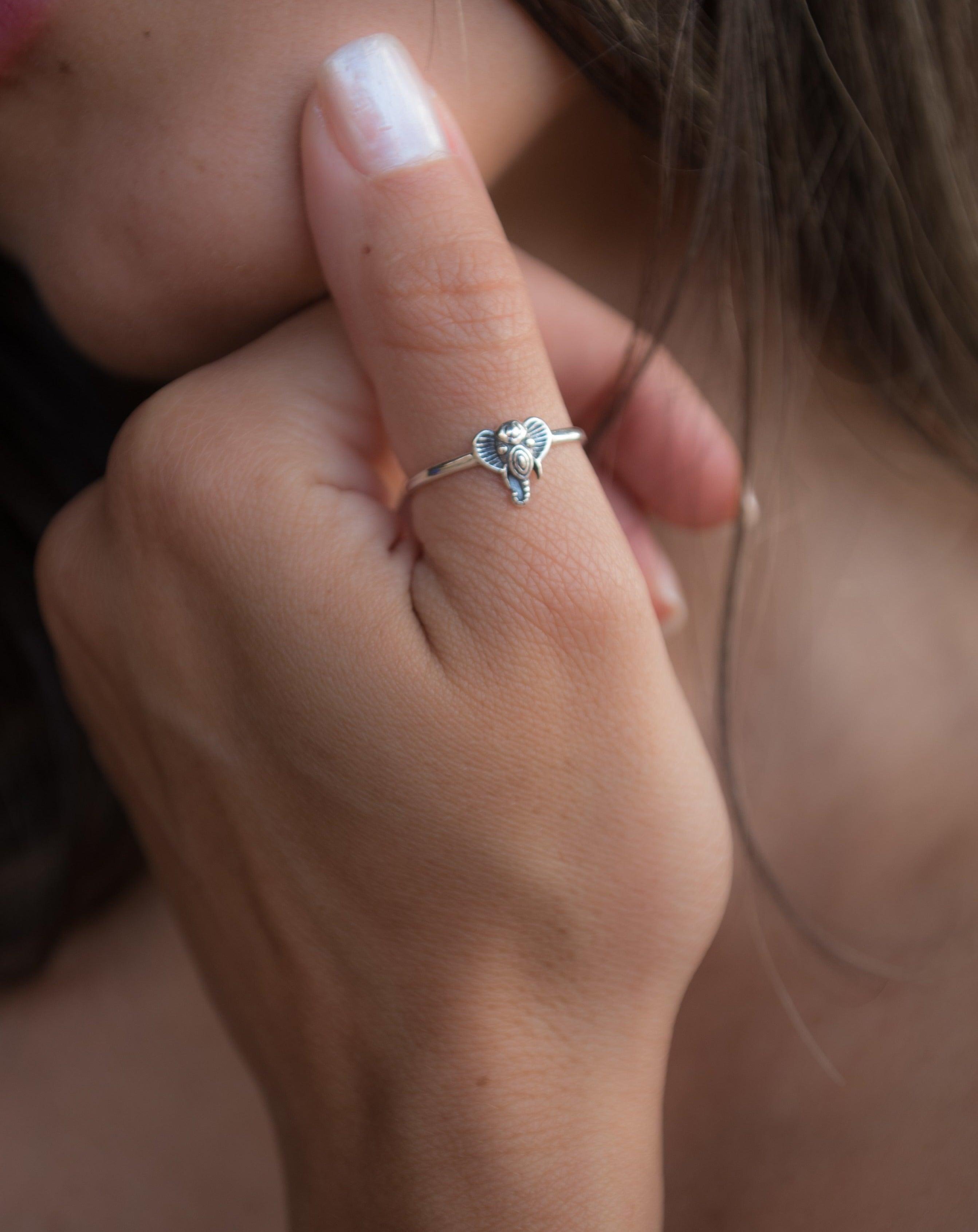 Elephant Ring~ Sterling Silver 925~ SMR035 - Maresia Jewelry