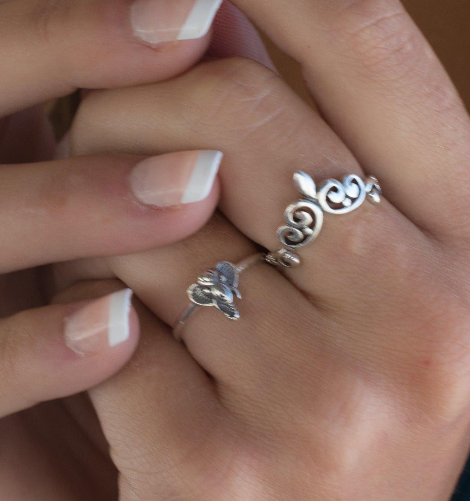 Elephant Ring~ Sterling Silver 925~ SMR035 - Maresia Jewelry