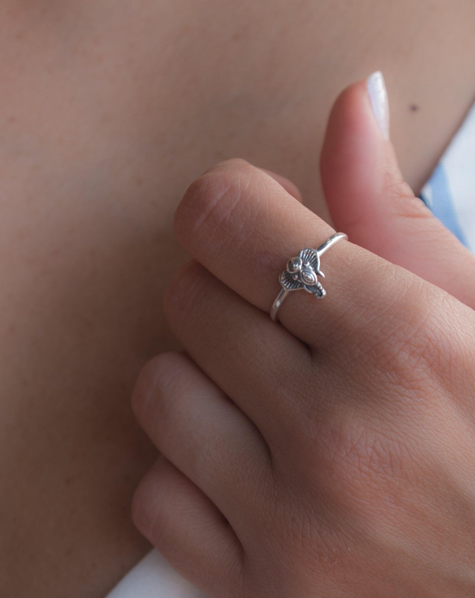 Elephant Ring~ Sterling Silver 925~ SMR035 - Maresia Jewelry