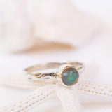 Ethiopian Opal Ring ~ Sterling Silver 925 ~ MR209 - Maresia Jewelry