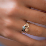 Ethiopian Opal Ring ~ Sterling Silver 925 ~ MR209 - Maresia Jewelry