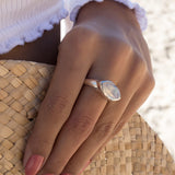 Moonstone Ring ~ Sterling Silver 925 ~ Handmade ~ Gemstone ~ Statement ~ Everyday ~ Hippie ~Bohemian~June Birthstone~ MR266