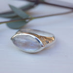 Moonstone Ring ~ Sterling Silver 925 ~ Handmade ~ Gemstone ~ Statement ~ Everyday ~ Hippie ~Bohemian~June Birthstone~ MR266