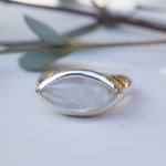 Moonstone Ring ~ Sterling Silver 925 ~ Handmade ~ Gemstone ~ Statement ~ Everyday ~ Hippie ~Bohemian~June Birthstone~ MR266