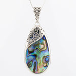 Feliz Pendant ~ Abalone or Coral ~ Sterling Silver 925 - Maresia Jewelry