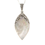 Flora Pendant ~ Abalone or Mother of Pearl ~ Sterling Silver 925 - Maresia Jewelry