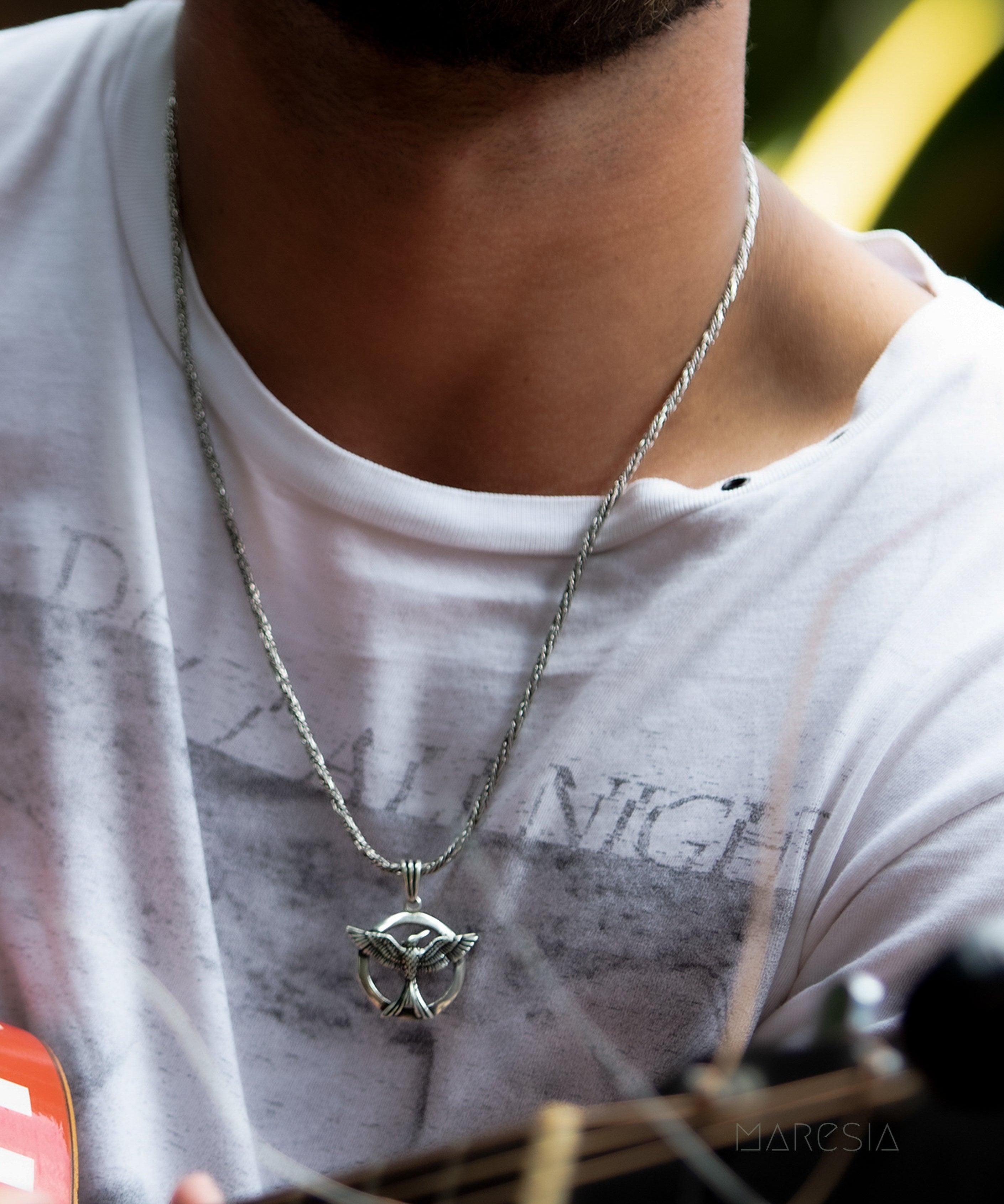 Freedom Men's Pendant ~ Sterling Silver 925 ~ - Maresia Jewelry