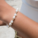 Fresh Water Pearl Bracelet ~Gold Filled or Sterling Silver 925 ~ MB013 - Maresia Jewelry