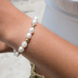 Fresh Water Pearl Bracelet ~Gold Filled or Sterling Silver 925 ~ MB013 - Maresia Jewelry