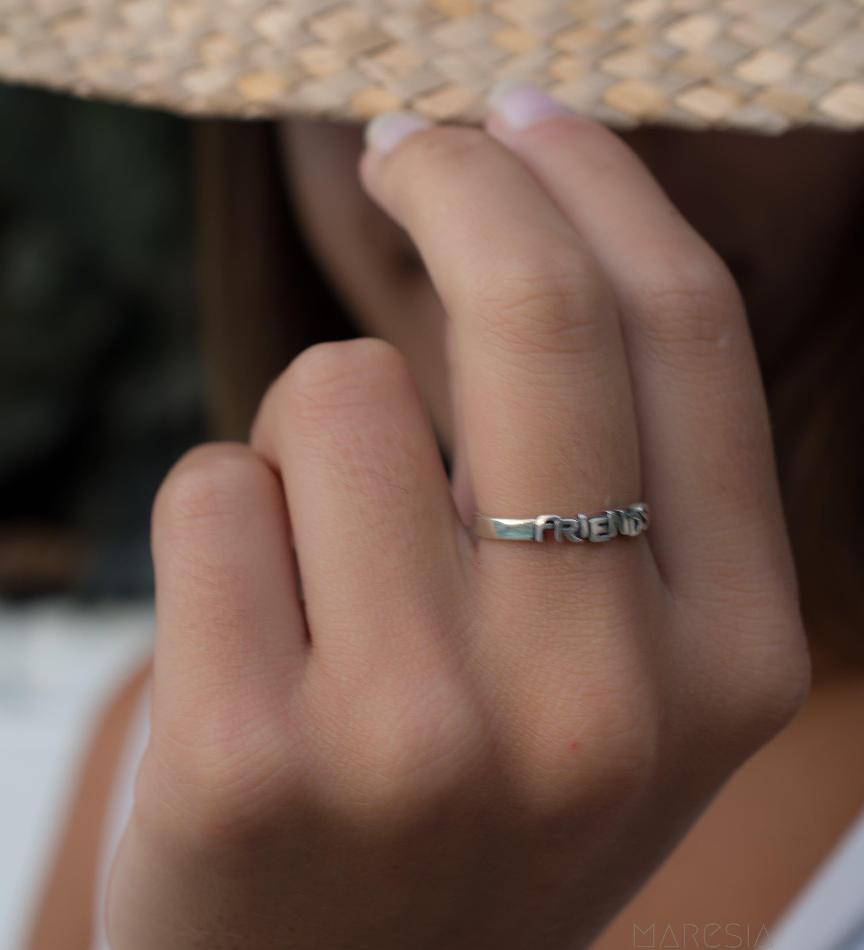 Friends Ring ~Sterling Silver 925~ SMR055 - Maresia Jewelry