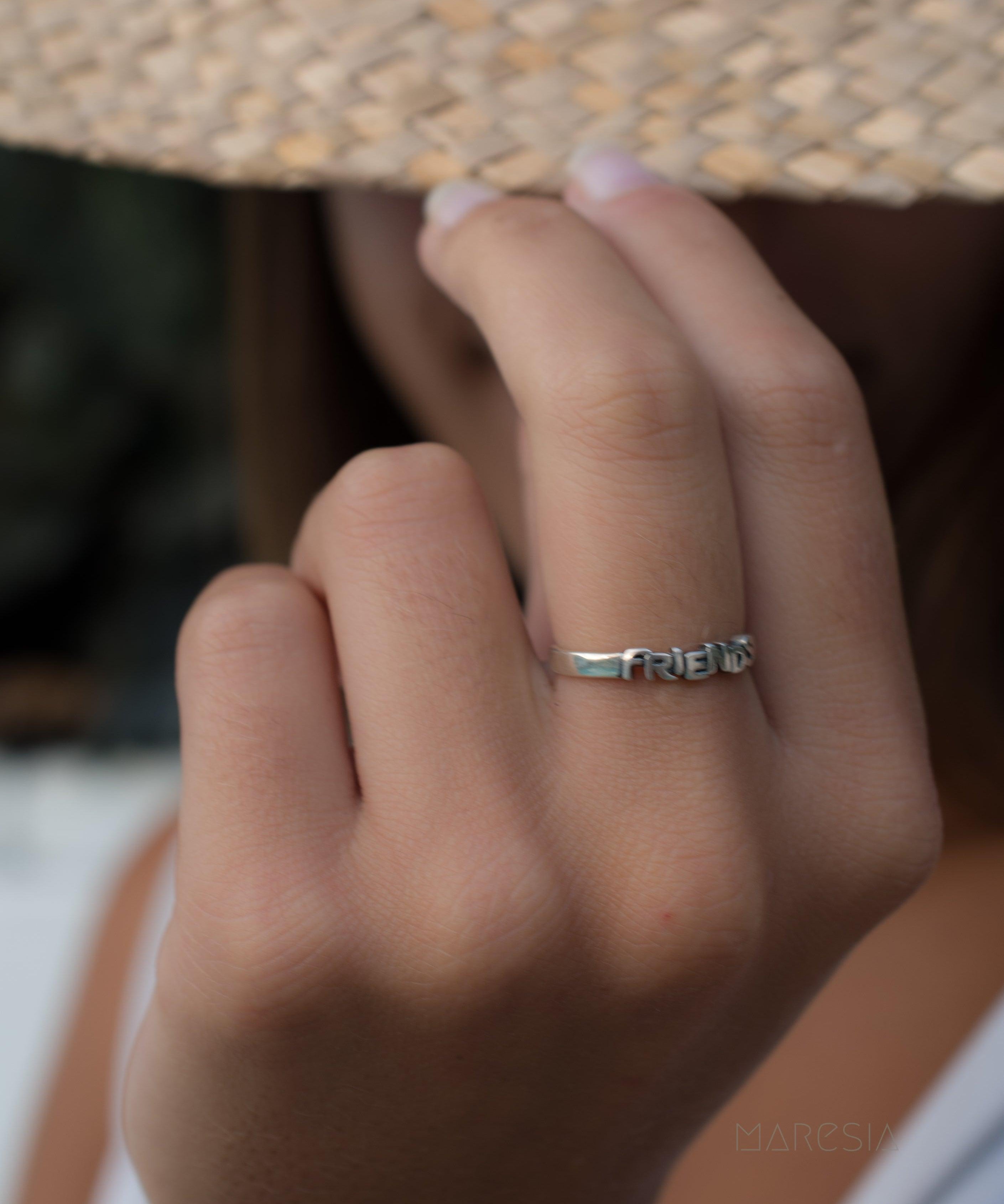 Friends Ring ~Sterling Silver 925~ SMR055 - Maresia Jewelry