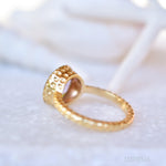 Gabi Amethyst Gold Ring ~ 18k Gold Plated ~ SMR111 - Maresia Jewelry